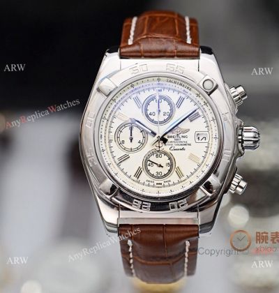 Fake Breitling Chronomat Chronograph Watches White Face